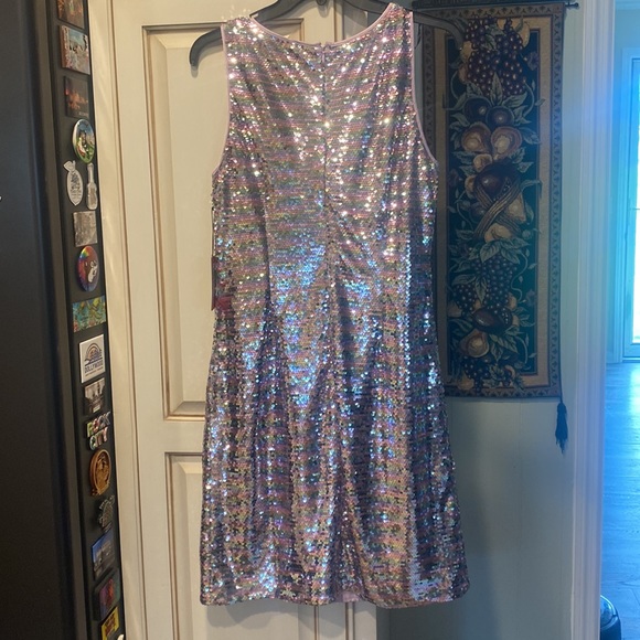 💃 Vince Camuto Sequin Mini Party Dress NWT Size 10 - Picture 5 of 7